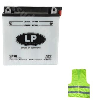 COMPATIBILE CON PIAGGIO Ape FL3 Europa 50 per anno 1995 al 1999 BATTERIA YB9-B LP SPEDITA COMPLETA PER L'USO BATTERIE DRY SPECIFICHE MOTO SCOOTER 9 AMPERE 12 VOLT 135X75X139MM