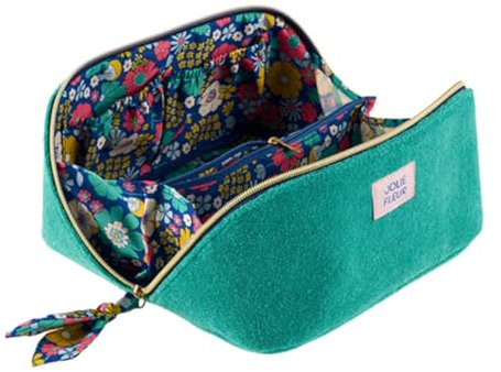 DLP - Trousse Jessica Retro Flower Vert