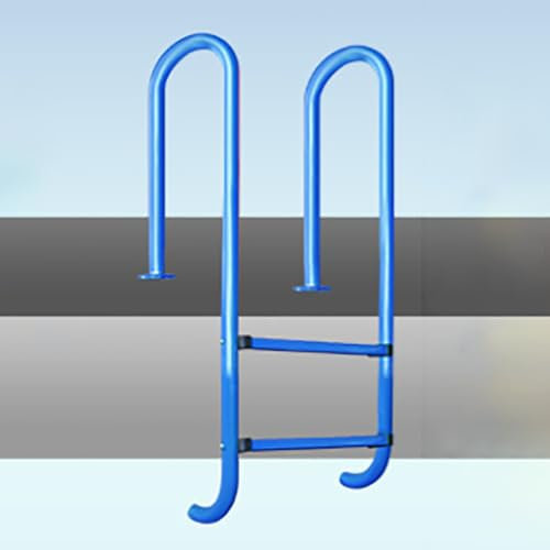 TT-YEC Escalator Automatique De Piscine en Métal Bleu, Escalator De Piscine Souterraine en Acier Inoxydable 304, Escalator De Piscine Amovible, Facile À Installer,A