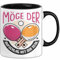 Tischtennis Tasse Geschenk Tischtenniss-Spieler Geschenkidee Möge Der Aufschlag Mit Dir Sein (Schwarz)