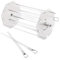 Broil King 64838 Edelstahl Rotisserie Spießständer, Silber