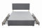 Panana Grey Divan Double Bed Linen Fabric Divan Bed Frame With/without Headboard Storage Drawers (with Headboard, 4 Drawers, 5FT King)
