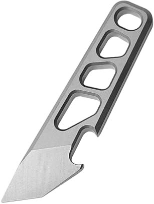 Titanium Pry Bar,EDC Tool Pry Bar,Crowbar,Mini Crowbar,Pocket Pry Bar,Bottle Opener, Keychain,Nail Lifter,EDC Multi Tool for Outdoor Camping Daily Home Use
