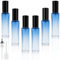 LOPHE Atomizador Perfume de Vidrio, 6 x 20ML Botella de Perfume Recargable, Portátil Frasco Pequeño para Perfume, Pulverizador Perfume Transparente para Viaje, Cita, Azul Degradado