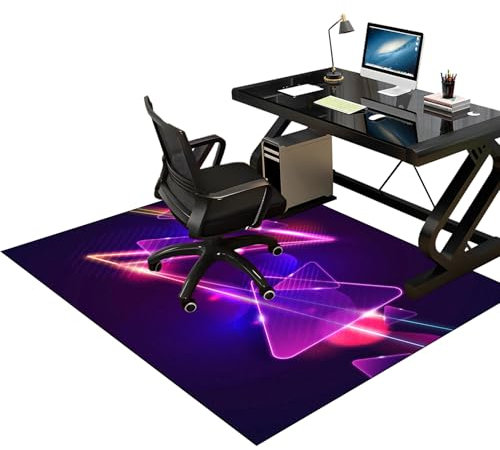 Tappeto per Sedia Ufficio Gaming, Tappeto per Sedia a Rotelle, Office Tappeto Salvapavimento Protezione Parquet e Pavimenti Duri, Tappetino protettivo per pavimento, Tappeto Sedia Gaming 120 x 160 cm