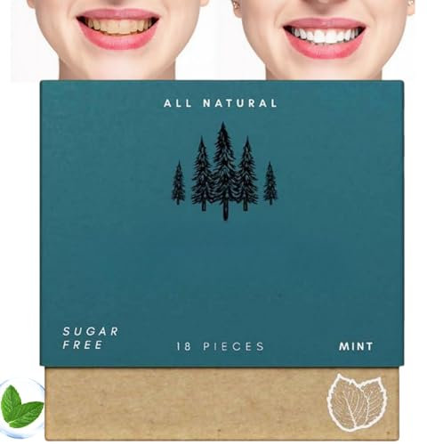 Underbrush Remineralizing Chewing Gum,Mastic mints Teeth Cleaning Gum,Remineralizing Chewing Gu/m,Mint Teeth Cleaning Gum,Organic Portable Teeth Cleaning G/um,Freshen Breath Remineralizing#Mint