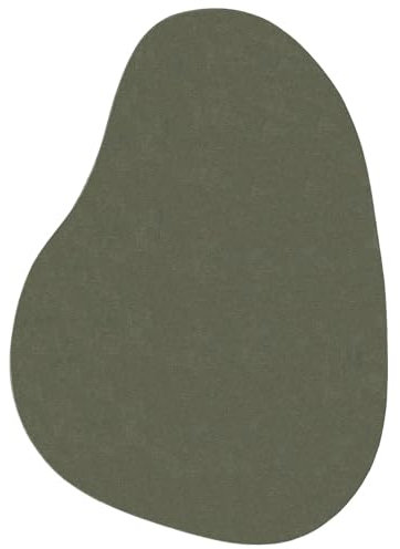 vidaXL Waldgrüner Wollteppich im Wellenform-Design für Wohnzimmer und Schlafzimmer | Modern 120 x 170 cm, Glatte Textur, Langlebiger Dekorativer Innenteppich, Wohnkultur, Texturierte Teppiche