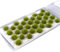 Statiques Herbe Toufts, 32 Pièces Fausse Plantes Maquette Touffes d'herbe Artificielle Modélisme Décoration Miniature, pour Bricolage Train Paysage & Artificiel Gazon Miniature Déco, Vert#1, 9 x 8 mm