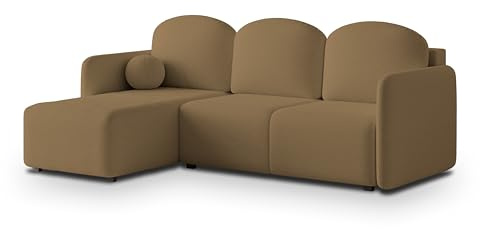 Masseno Ecksofa SUVINO Q mit Schlaffunktion L-Form, Sofa mit Bettkasten, Wohnzimmersofa, Couch, Soffa, Bettsofa, Couchgarnitur- Orange, Quelle 17