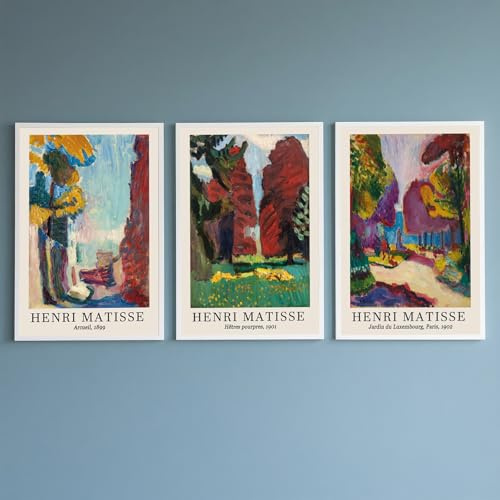 PWAAHDC Matisse Poster 50x70 – Moderne Wohnzimmer Bilder & Poster Aesthetic Wanddekoration, ohne rahmen