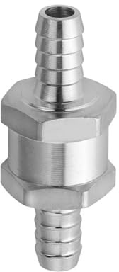 NVOQILIN Upgrades Metallkern-Rückschlagventile für Benzin, Kraftstoffleitung, verhindert Rückfluss, geeignet für 6 mm, 8 mm, 10 mm Schläuche