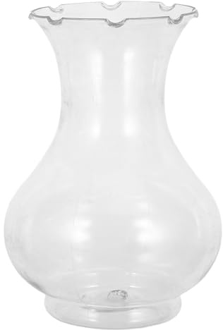 DECHOUS 6pcs Small Plastic Bud Vases for Flowers and Plants, Shatterproof Lightweight Hydroponic Flower Vases with Elegant Design, for Weddings, Special Events and Tabletop Decoration