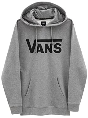 Vans Herren Mn Classic Po Hoodie Ii Kapuzenpullover, Grau (Cement Heatherblack Ady), L