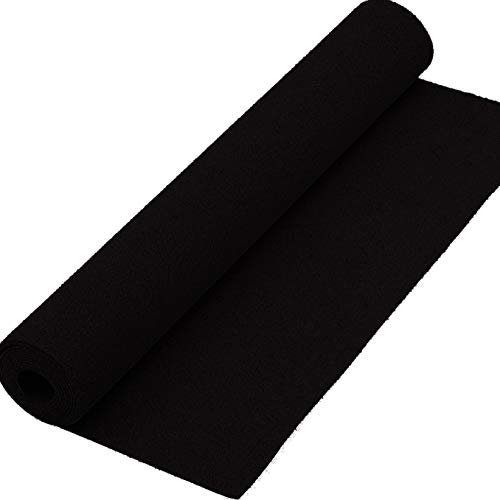 Shield-Auto-Care 4 Way Stretch Van Lining Carpet Conversion in Black Trim Bundle Kit-Includes High Temperature Trimfix Adhesive Glue (1 M + 1 Trim FIX)