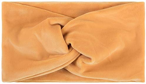 styleBREAKER women velvet-look headband with twist knot, hairband 04026040, Colour:Orange