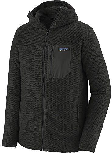 Patagonia M's R1 Air Full-Zip Hoody, Felpa Uomo, Black, S