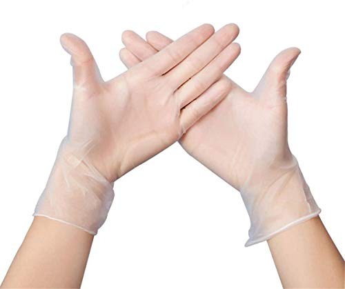 Vinylhandschuhe in Gr. XL | 100 Stück Transparent | Vinyl Einweghandschuh Einzelhandschuhe in praktischer Spenderbox | Ideal für Hygienebereiche - wie Lebensmittelbranche, Kosmetik UVM. | latexfrei