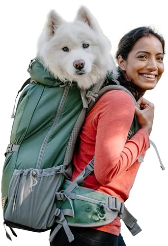 K9 Sport Sack Kolossus - X-Large, Myrtle Green - The Big Dog Backpack - Ideal for Dogs 23-25” Long - Fully Adjustable Pet Carrier - Doubles as a Professional-Grade 60L Hiking Pack