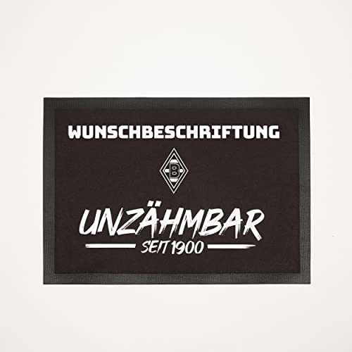 Borussia Mönchengladbach Fußmatte Unzähmbar personalisierbar