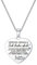 HAYOUWAY An Meine Tochter Ich Liebe Dich Mama Herz-Halskette Silber (Silber...VERGISS NIEMALS Ich Liebe Dich Mama)