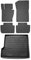Fußmatten & Kofferraumwanne Set kompatibel mit BMW X3 E83 2003-2010 Gummi Schwarz 5X