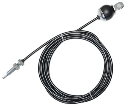 Generico 1m/2m/2,5m/3m/3,5m/4m/5m/6m Corda di Filo Palestra in Acciaio Pesante Magazzino for Cavi casa Spessa Accessori puleggia di Fitness da 5 mm (Color : 3m)