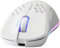 DELTACO GAMING White Line WM80 Wireless Light Gaming Mouse - RGB LED - 2.4 GHz USB Receiver - 6400 DPI - 1000 Hz - Weiß