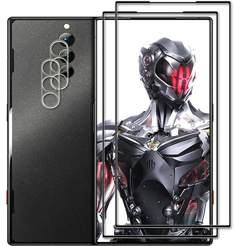 [Yhyenl] 2+2 Tempered Glass Screen Protector ，For ZTE nubia Red Magic 8 Pro Screen Protector，Anti-Scratch，Waterproof，Compatible Fingerprint