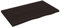 vidaXL Waschtischplatte, Multifunktional Arbeitsplatte mit Naturkante, Waschtischkonsole Tischplatte für Badezimmer, Holzplatte Platte, Dunkelbraun 100x60x(2-4) cm Massivholz Behandelt