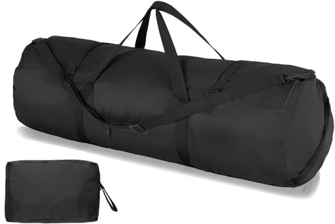Arxus Bolsa de Lona Grande de 30L/50L/90L para Viajes, Deportes y Acampadas, con Correa para el Hombro