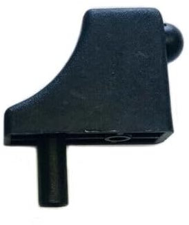 Mila Sliding Patio Door Stop by Solid As A Lock Hardware (Black)