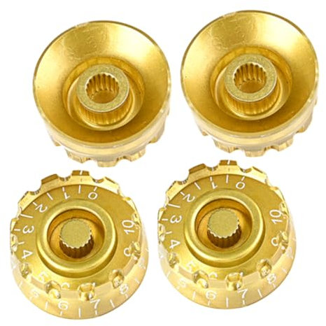HEMOTON 4stücke Gitarren-potentiometerknöpfe Ersatz Lautstärkekappen Für Volume Knöpfe Gitarrenknöpfe Potentiometerkappen-bestandteile Gitarren-lautstärkereglerknöpfe Gitarren-lautstärkeka