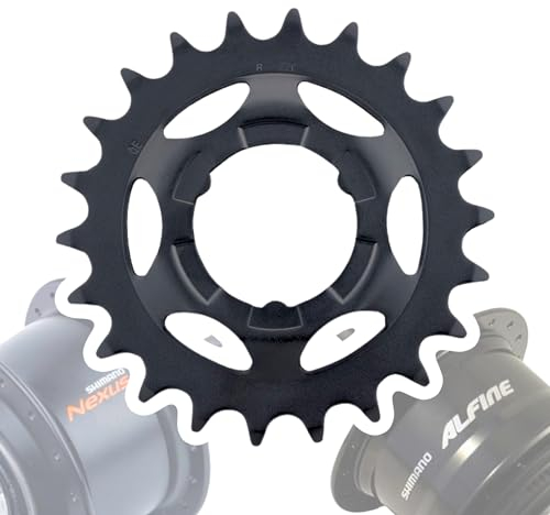 F26 Shimano Fahrrad Nexus/Alfine Getriebenaben Verschleiss Teil Service Wartung Austausch Naben Ersatz Ritzel (Schwarz 22 Zähne)