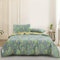 Purefair 100 % Baumwoll-Musselin, botanische Decke, Jacquard-Blumenmuster, Steppdecke, weicher Bettbezug, leicht, atmungsaktiv, wendbar, Tagesdecke, Bettdecke, Bettdecke, Doppelbett (150 x 239 cm),