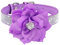 Haoyueer Strass-Hundehalsband, niedlich, schillernd, funkelnd, weiches Wildleder, für Hunde und Katzen, Strass-Halsband mit Kristalldiamanten, für Haustiere, Hunde, Welpen, Violett (Violett6, M),
