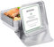 MATANA - 50 9 Aluminium Tin Foil Roasting Trays with Lids 23cm / 1300ml - Square Cooking Baking Broiling Oven Freezer Safe Tray for Party Food Serving Takeaway Storage Catering Containers with Lids