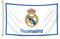 Konern Real Madrids Flaggen-Banner, 90 x 150 cm, langlebig, doppelseitig, 2 Ösen (Duplex-Druck, helles und lebendiges 150D-Polyester, Messingösen-Design ist langlebig)