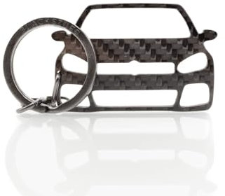 BlackStuff Carbon Fiber Schlüsselanhänger kompatibel mit Golf R MK6 2008-2012 BS-4021 Schwarz S, Schwarz , S