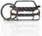 BlackStuff Carbon Fiber Schlüsselanhänger kompatibel mit Golf R MK6 2008-2012 BS-4021 Schwarz S, Schwarz , S