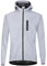 Fahrradjacke Reflektierend Damen, Herren Wasserdicht Atmungsaktiv Radjacke mit Kapuze, Winddicht Fahrrad Regenjacke für Radfahren Laufen Wandern - Silber XXL