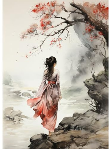 TOSTOG 5D Diamond Painting für Erwachsene,Mädchen Diamant Painting Kits Bilder,Landschaft Diamant Malerei DIY Diamond Painting Bilder Set 30x40cm für Wanddekor