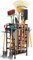 Organiseur d'outils de jardin avec double crochet, tour à outils en métal, rangement et organisation de garage, stockage jusqu'à 80 outils, support d'outils de jardin en acier robuste pour abri de