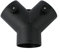 HpLive Raccord de canal en Y de 60 mm - Raccord en Y réglable avec rabat interne pour Eberspacher pour Webasto Propex