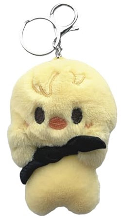 SKZ Plüsch Schlüsselanhänger STAY Mini Schlüsselring mit magnetischen 10 cm stray-kids Wolf Chan Han Quokka Bbokari Schlüsselanbund (Bbokari)