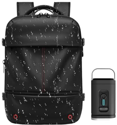 Generisch Vacuum Backpack Travel, 48L Expandable Rucksack, 16.5×11.8×5.9i inches, Large Capacity Lightweight with Compression, Packable Hiking Gear for Commuting Business Camping Fishing Field, Trail