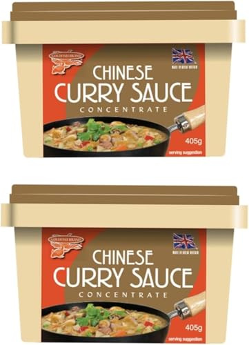 Chinese Curry Sauce Paste 405g (Pack of 2)| Authentic Takeaway-Style Curry Flavour | Ready-to-Use Concentrated Paste | Ideal for Stir-Fries, Curries & Noodles