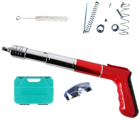 Air Powered Pin Nailer 5 Gears 100 Nails Included Manual Nail Machine