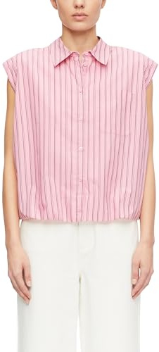 Comma Ärmellose Bluse mit Ballon-Saum