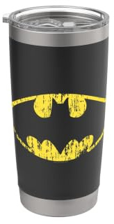 Batman Classic Logo Distressed Stainless Steel Insulated Tumbler
