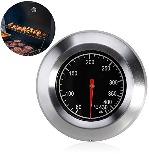 Bestomz - Termometro analogico, per forno a legna e barbecue